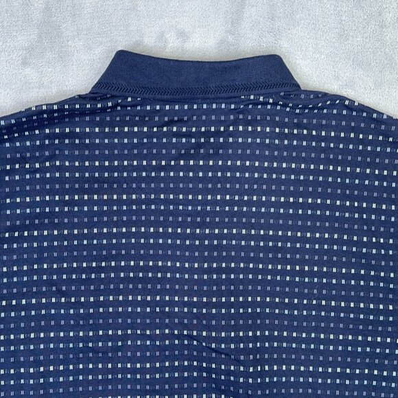 Classics By Palmland Polo Shirt Mens Medium M Navy Blue Grandpa Golf Casual - Picture 6 of 7